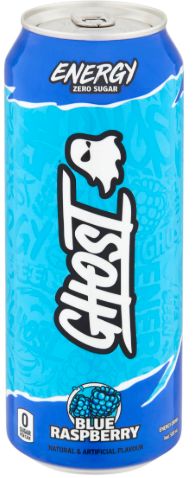 Ghost Energy blue raspberry