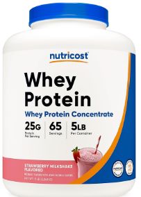 Whey Protein Strwberry Milkshake