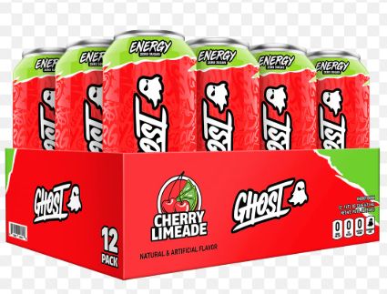 GHOST ENERGY RTD 12/16oz - CHERRY LIMEADE