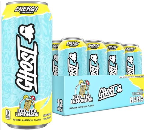 GHOST ENERGY RTD 12/16oz - ICED TEA LEMONADE - LTO