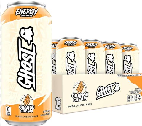 GHOST ENERGY RTD 12/16oz - ORANGE CREAM