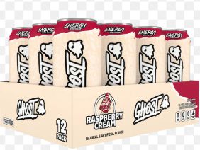GHOST ENERGY RTD 12/16oz - RASBERRY CREAM
