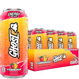 GHOST ENERGY RTD 12/16oz - STRAWBANGO