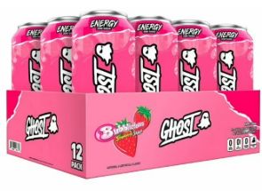 GHOST ENERGY RTD 12/16oz -BUBBLICIOUS STRWBR SPLSH - LTO