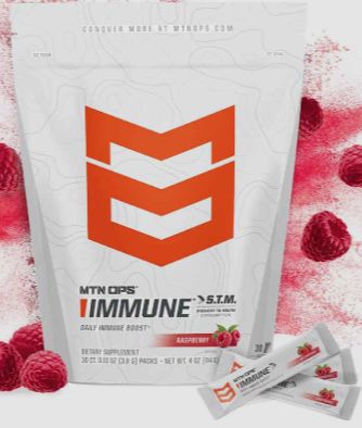 IMMUNE stim stick pack, Flavor: Raspberry