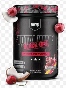 RedCon1 Total War Black Ops Extreme pre workout- Tigers Blood