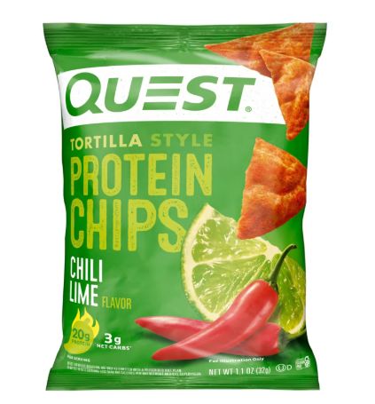 Quest protein chips, chili lime