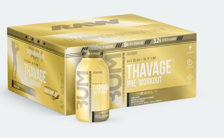 Raw Bum High Stem Thavage Pre-Workout,