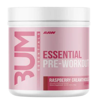 Raw CBUM Essential Pre Workout Raspberry Creamsicle