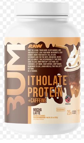 Raw CBUM Itholate protein, Mocha Latte
