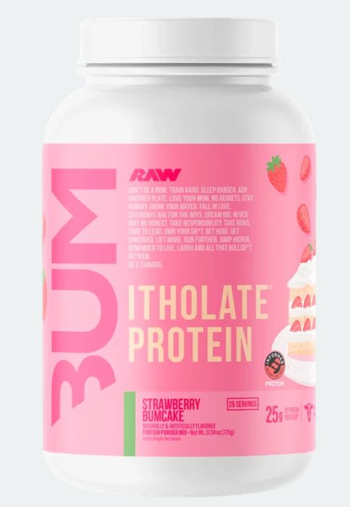 Raw CBUM Itholate protein, Strawberry BumCake