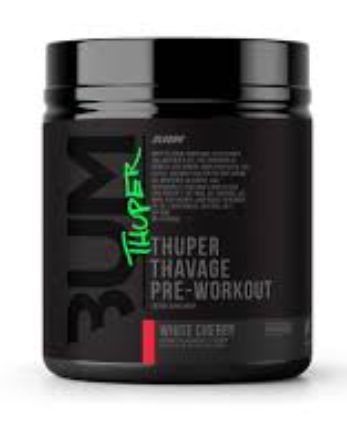 Raw CBUM Thuper Thavage Pre Workout Citrus Grapefruit