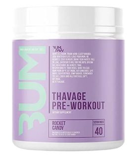 Raw CBUM THAVAGE Pre Workout Rocket Candy