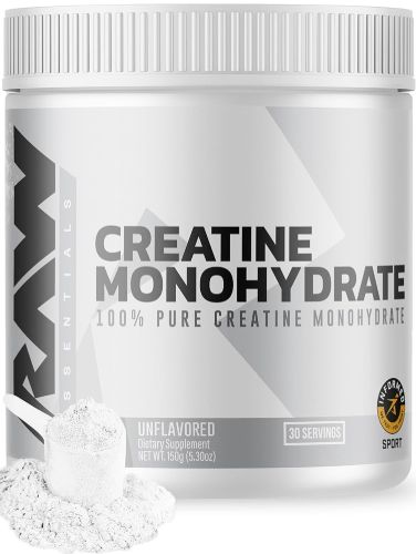 Raw creatine Monohydrate, Unflavored
