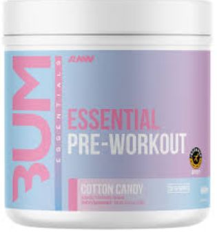 Raw essential pre-workout, Fruit Burst ,Cotton Candy, Flavor: Cotton candy
