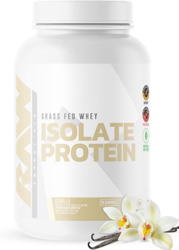 Raw Gras Fed Whey Isolate Protein Vanilla