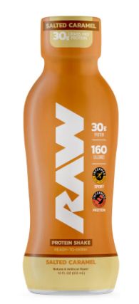 Raw salted caramel shake