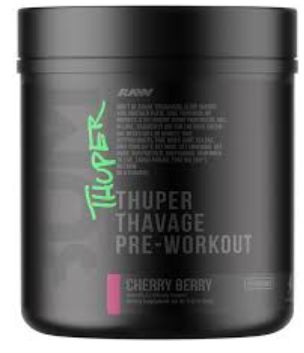 Raw Thuper Thavage Pre workout Cherry Berry