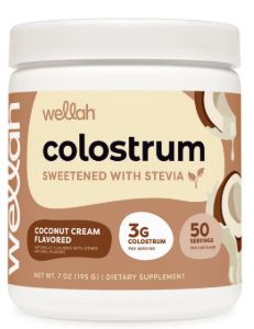 Wellah Colostrum Coconut cream