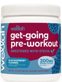 Wellah get going pre workout Blue raspberry