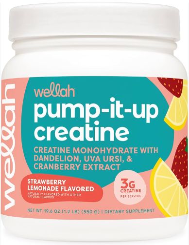 Wellah Pump It Up Creatine Strawberry lemonade
