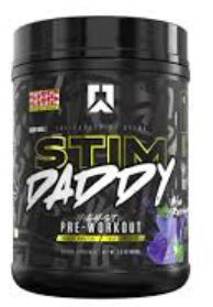 Ryse pre workout High Stim Blue Raspberry