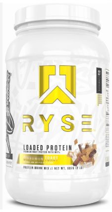 Ryse loaded protein, cinnamon toast