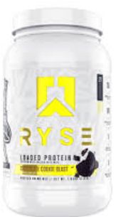 Ryse loaded protein, chocolate cookie blast