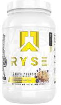 Ryse loaded protein, blueberry muffin