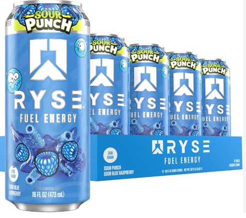 RYS RYSE FUEL /16oz - SOUR PUNCH BLUE RAZZ