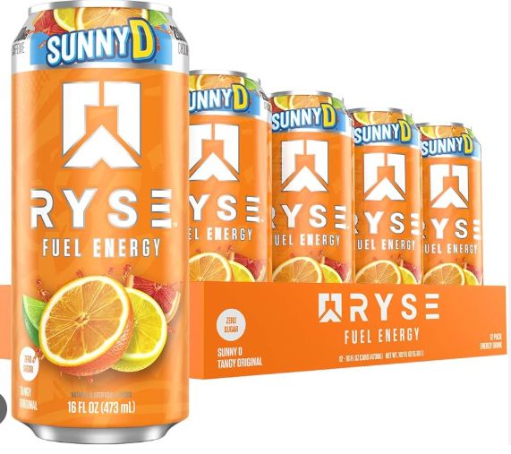 RYS RYSE FUEL 12/16oz - SUNNY D TANGY ORIGINAL