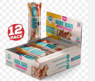 RedCon 1 MRE Protein Bar, sprinkle Doughnut