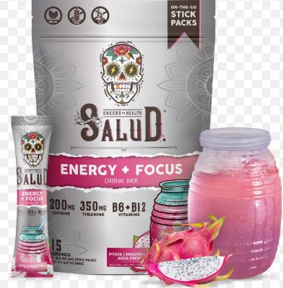 Salud energy + focus Dragon Fruit