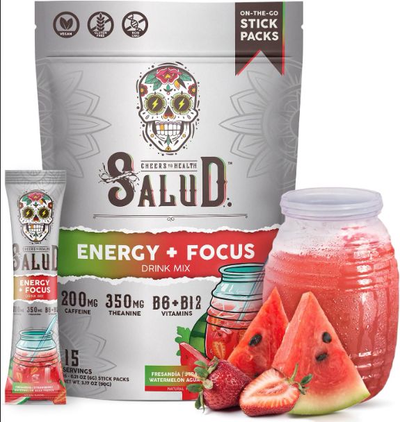 Salud energy + focus Strawberry Watermelon