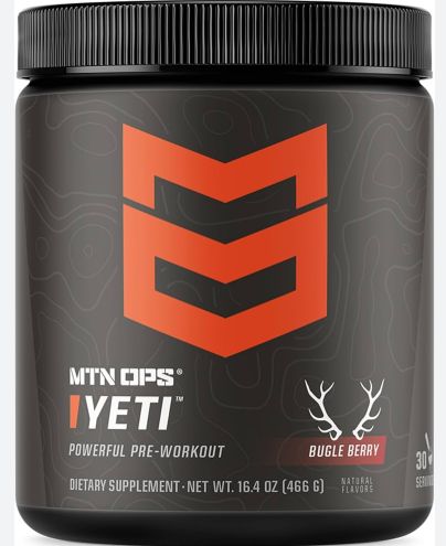 YETI pre-workout, Flavor: Bugle Berry