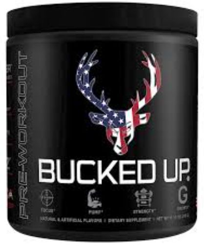 Bucked up pre workout, Flavor: Rocket pop