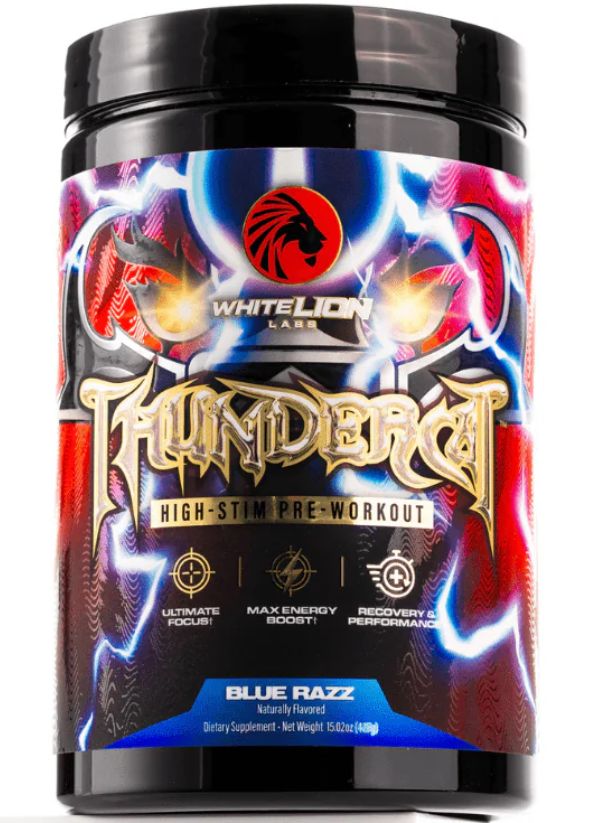 ThunderCat High Stim Pre-Workout, Flavor: Blue Razz