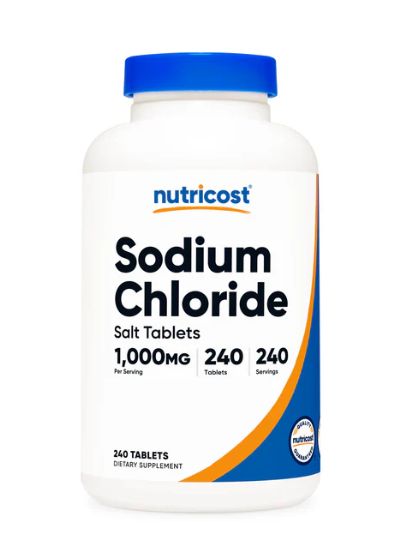Sodium Chloride 1,000mg 240 tablets