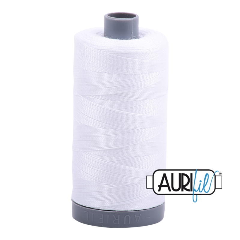 Col. #2024 White - Aurifil 28 Weight Col. #2024 White - Aurifil 28 Weight