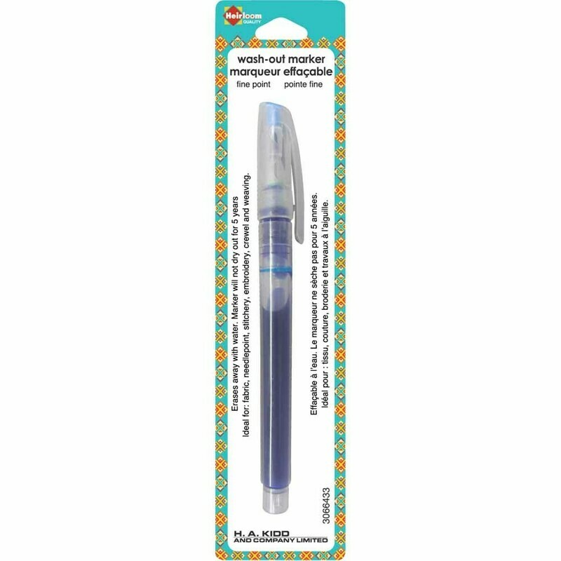 Heirloom Blue Fabric Wash-Out Marker