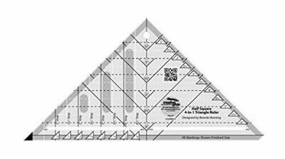 Creative Grids Half Square 4-in-1 Triangle Ruler