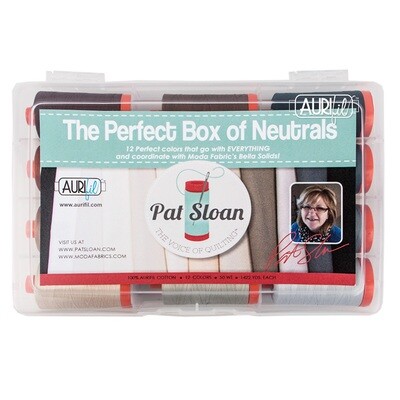 The Perfect Box of Neutrals Aurifil Kit The Perfect Box of Neutrals Aurifil Kit