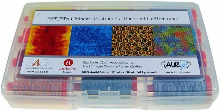 SAQA's Urban Textures Aurifil Thread Collection Kit SAQA's Urban Textures Aurifil Thread Collection Kit