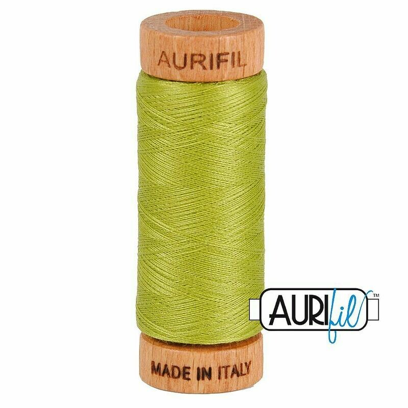 Col. #1147 Light Leaf Green - Aurifil 80 Weight Col. #1147 Light Leaf Green - Aurifil 80 Weight