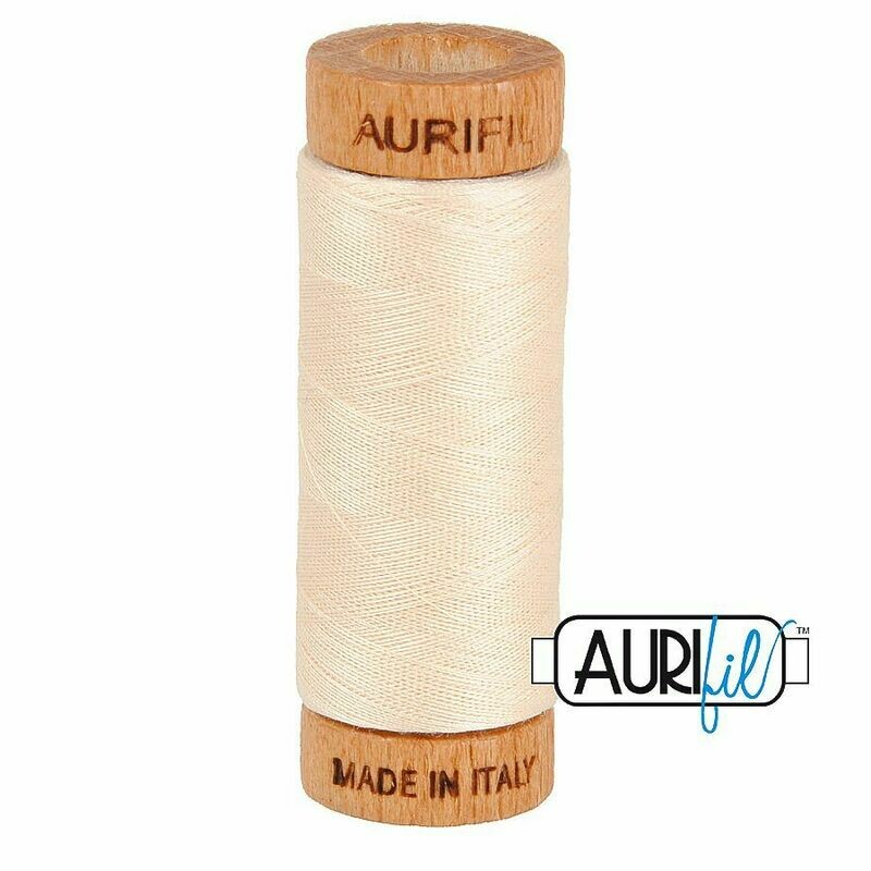 Col. #2000 Light Sand - Aurifil 80 Weight Col. #2000 Light Sand - Aurifil 80 Weight