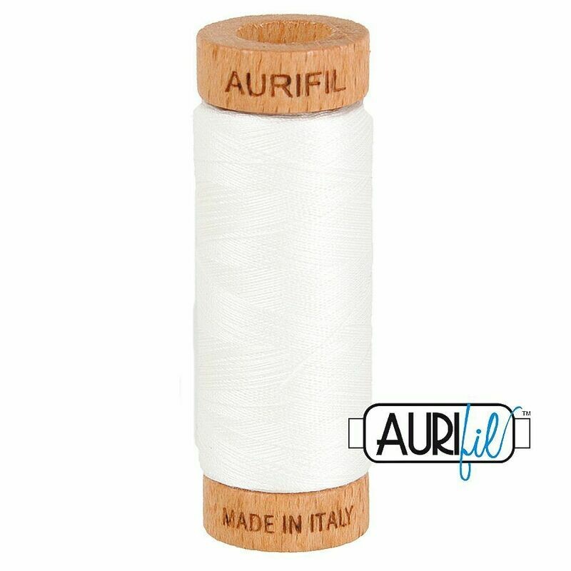 Col. #2021 Natural White - Aurifil 80 Weight Col. #2021 Natural White - Aurifil 80 Weight