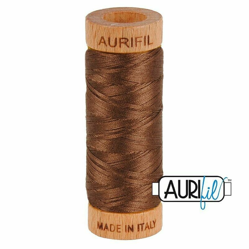 Col. #1285 Medium Bark - Aurifil 80 Weight Col. #1285 Medium Bark - Aurifil 80 Weight