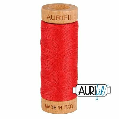 Col. #2250 Red - Aurifil 80 Weight