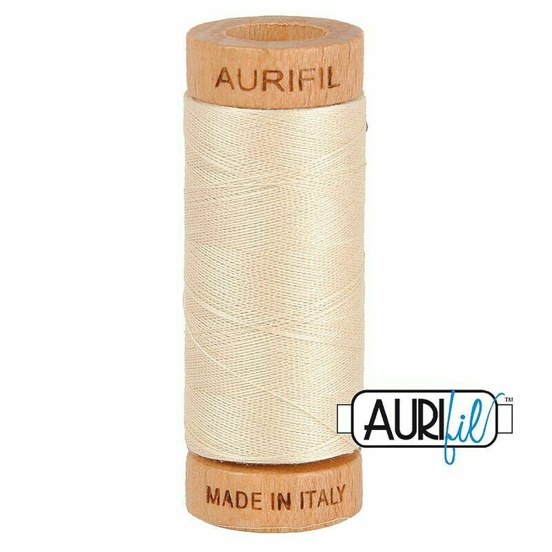 Col. #2310 Light Beige - Aurifil 80 Weight Col. #2310 Light Beige - Aurifil 80 Weight