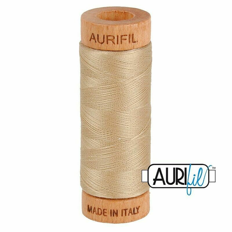 Col. #2340 Cafe' au Lait - Aurifil 80 Weight Col. #2340 Cafe' au Lait - Aurifil 80 Weight